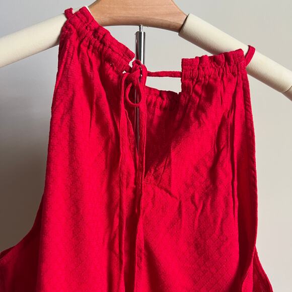 Knox Rose Women's Red Woven Halter Tank Top - Size XL - NWT - Picture 6 of 8